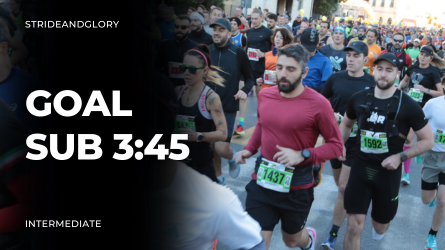 Marathon Plan: Sub 3:45hr